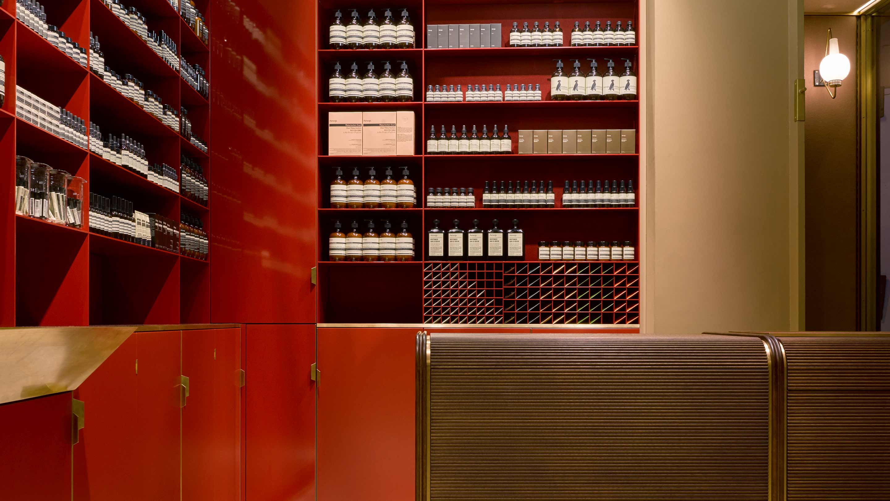 Aesop Lyon store detail 