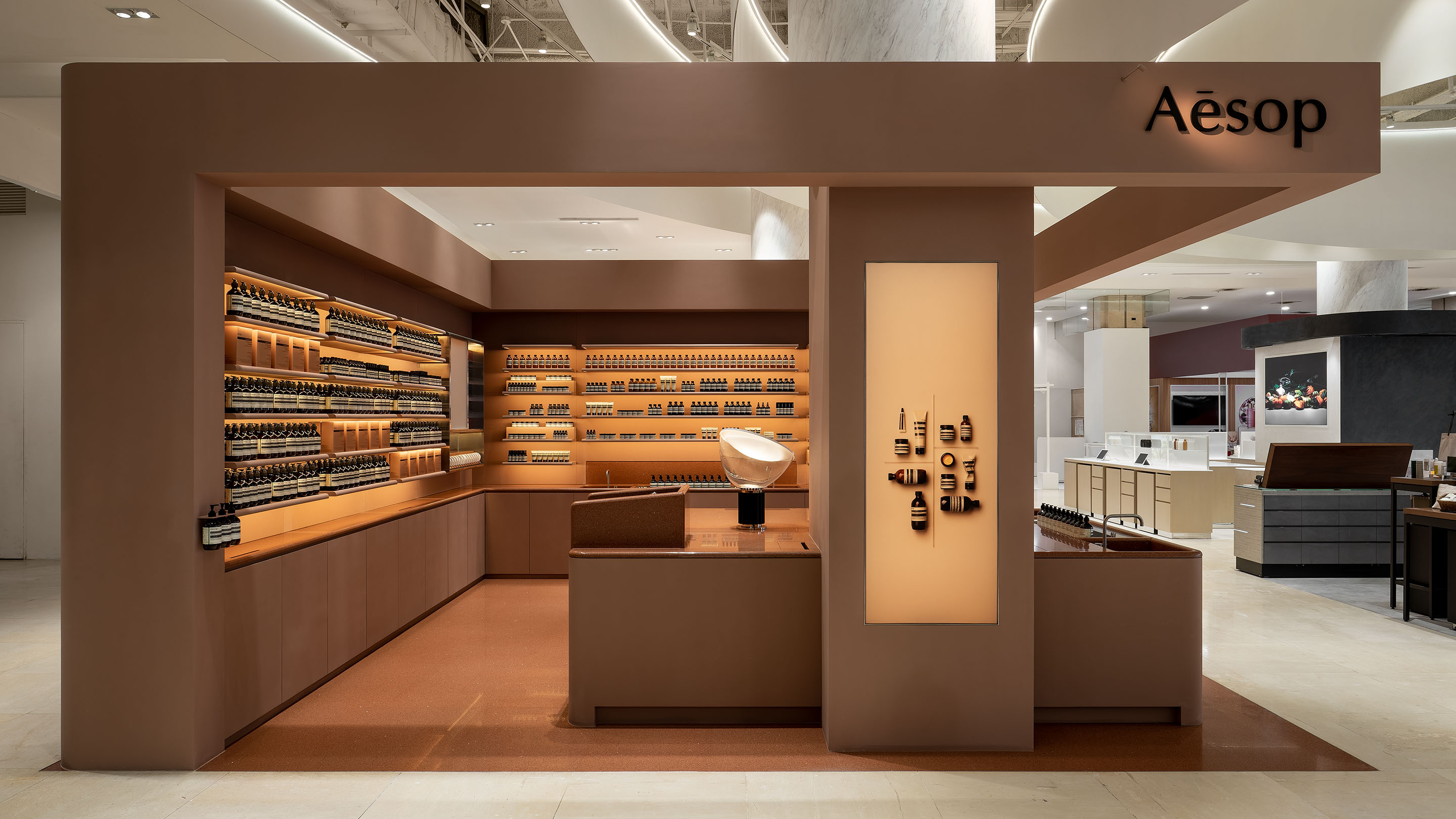 Aesop Hanshin Arena II Counter storefront