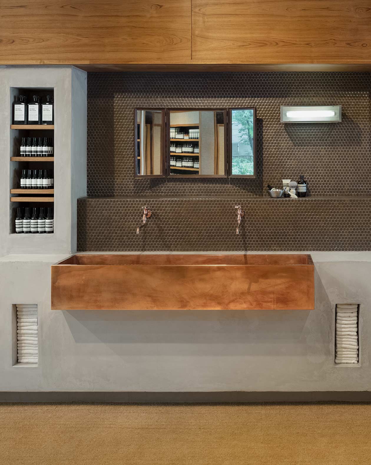 Aesop Tokyo store interior sink