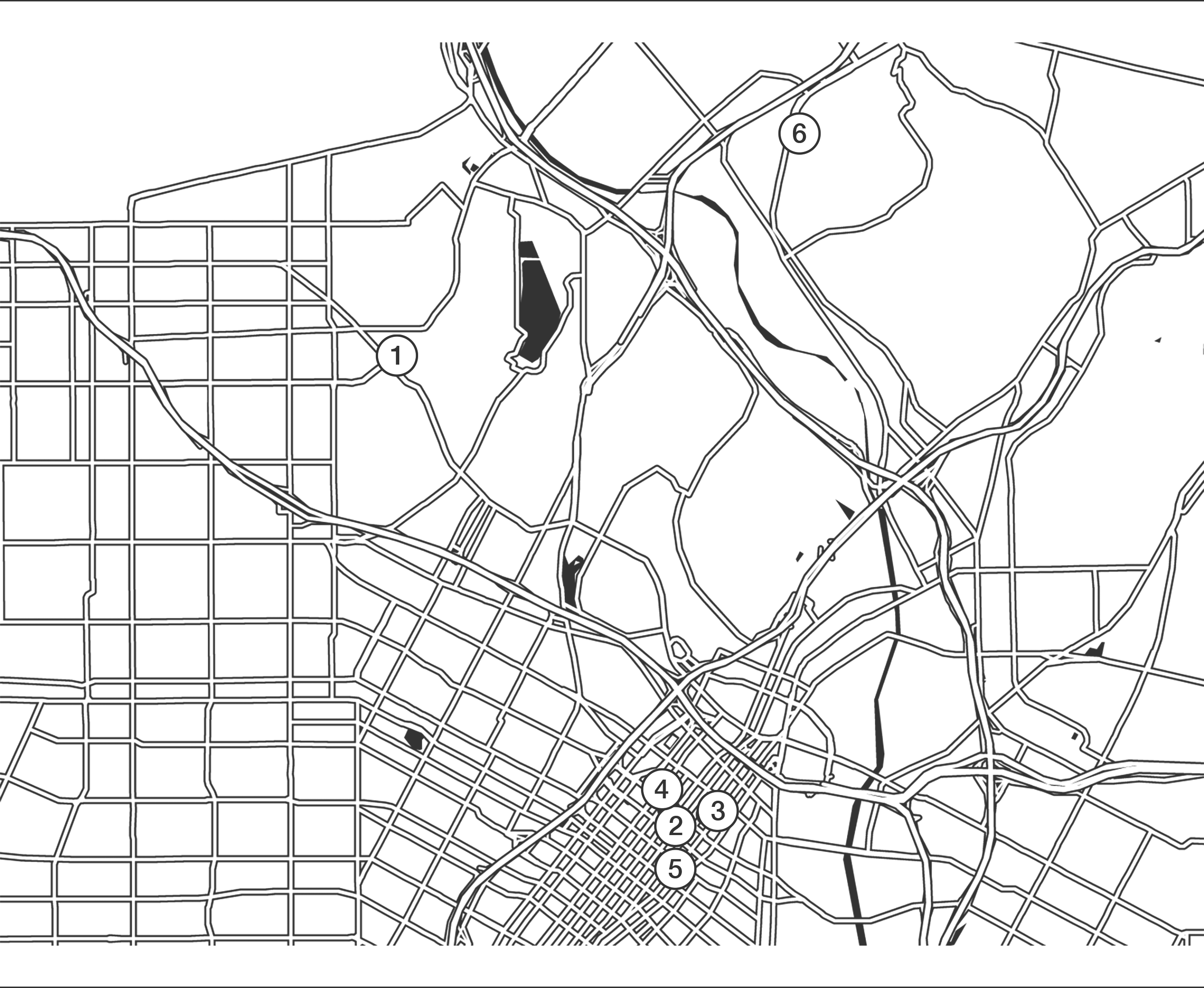 Map of Los Angeles