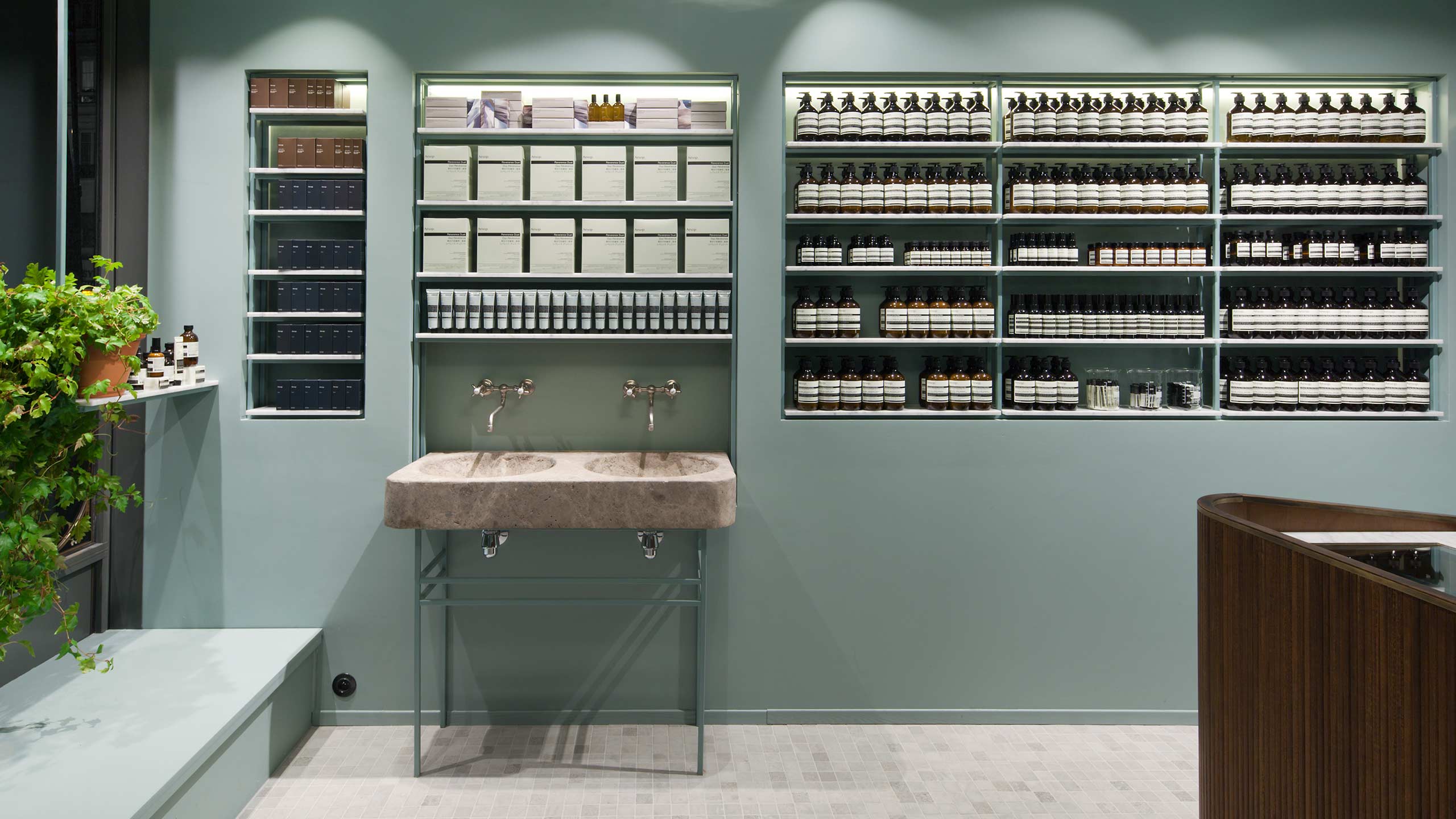 Aesop Passy store interior