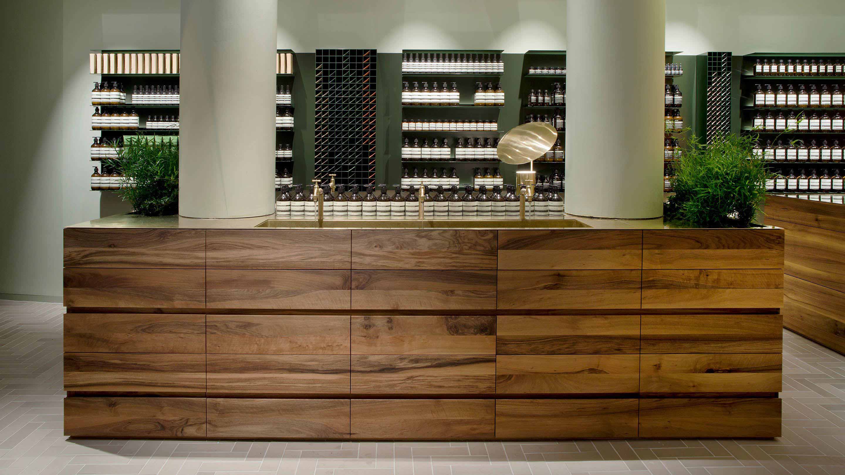 Aesop Kaisersplatz store interior 