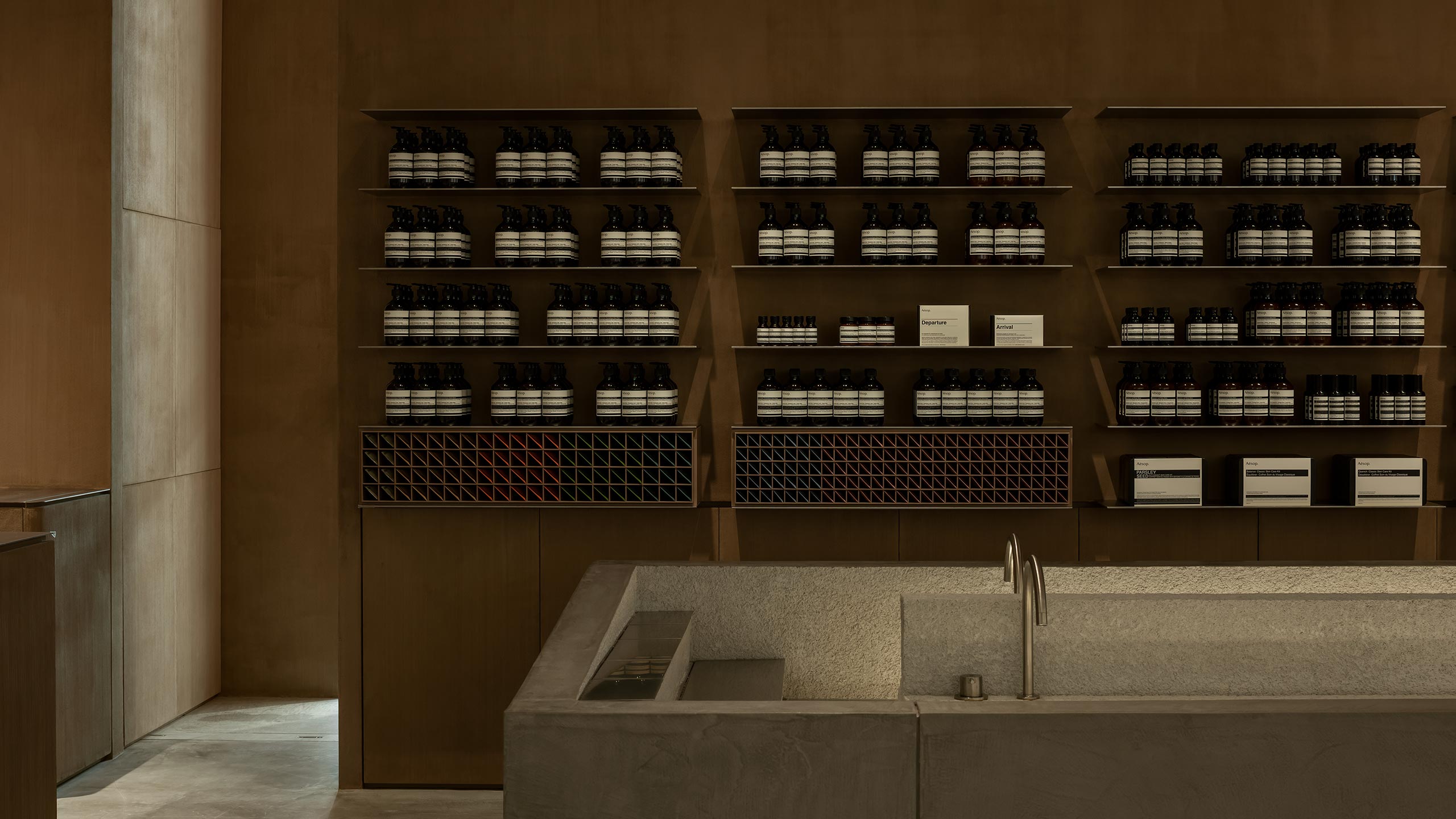 Aesop Shibuya Scramble Square Store Interior