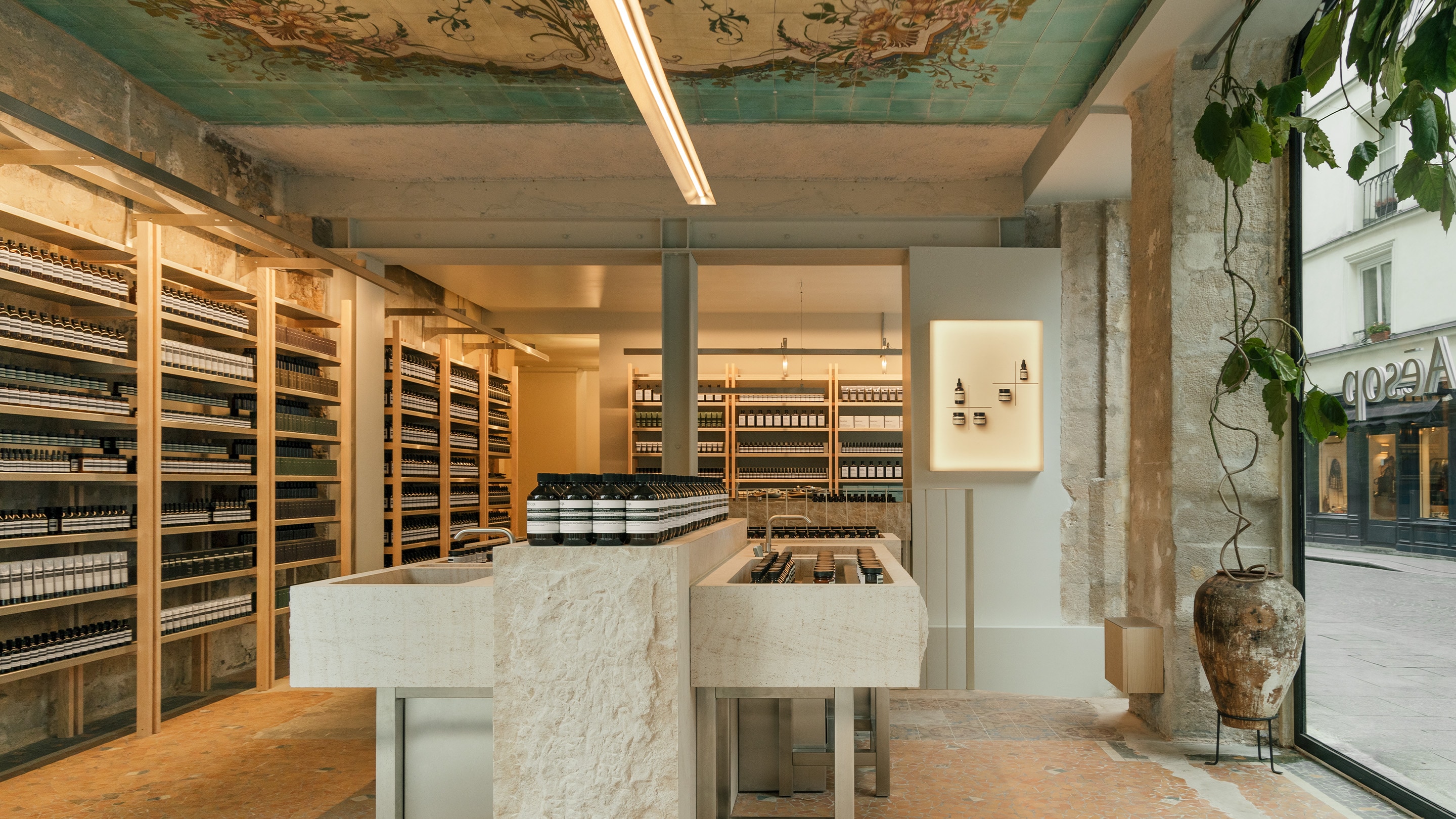 Aesop Sentier store interior