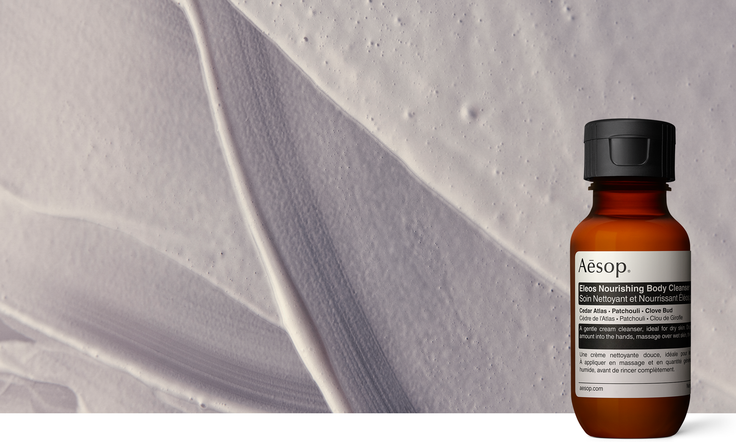 Eleos nourishing body cleanser texture