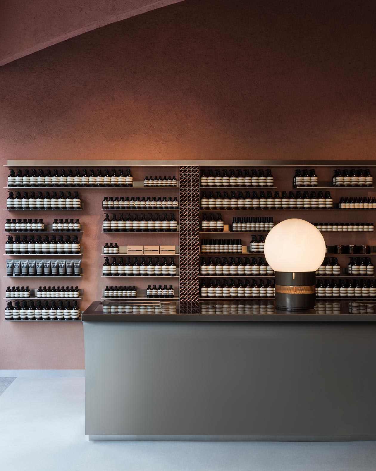 Aesop Duke of York Square store interior detail