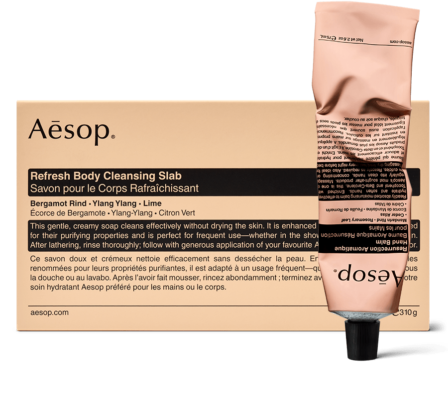 Refresh Body Cleansing Slab with Resurrection Aromatique Hand Balm