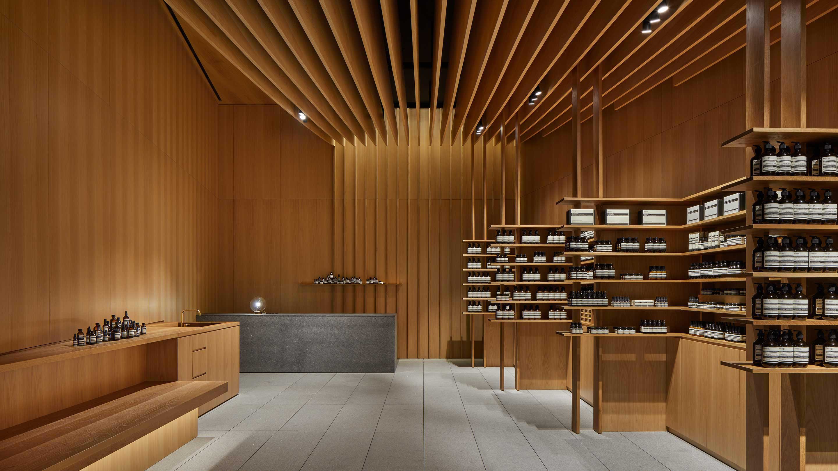 Aesop Lotte World Tower Mall store interior