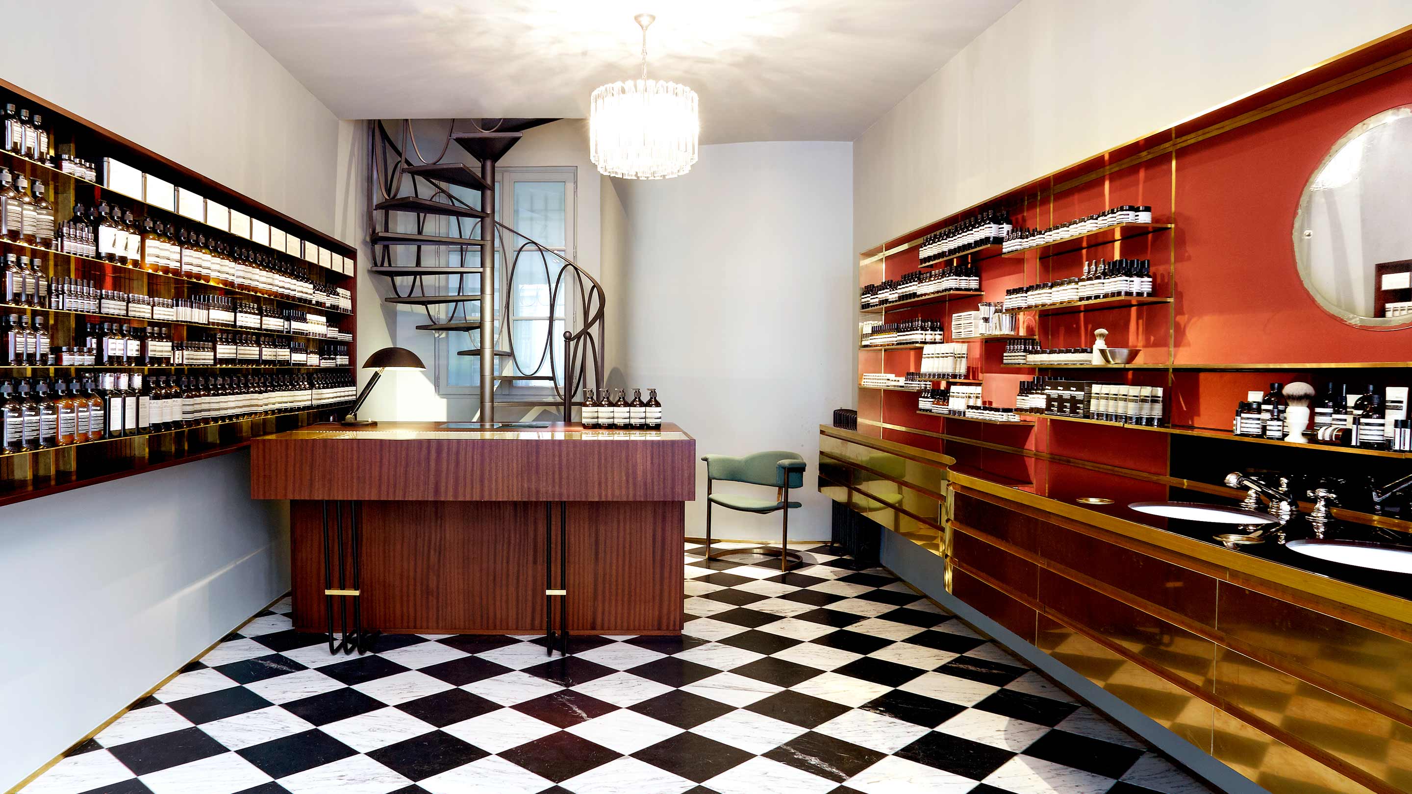 Aesop Saint-Sulpice store interior 