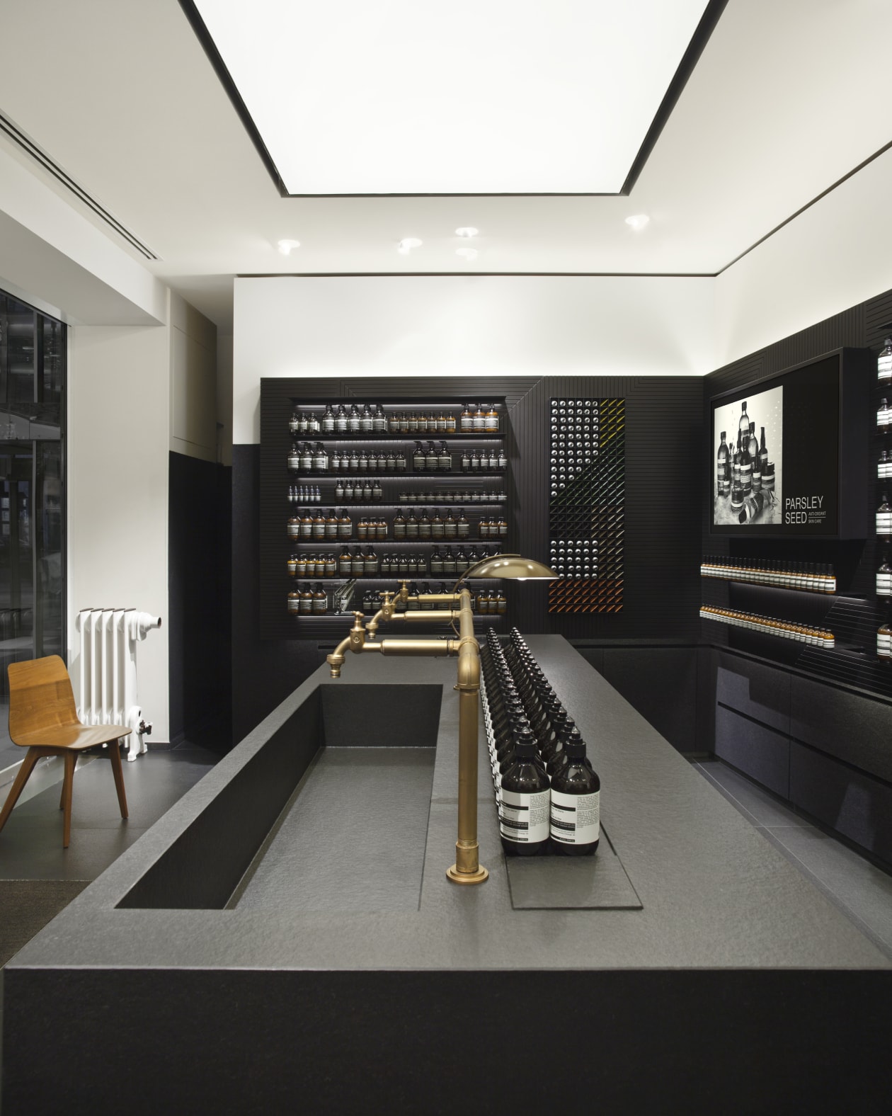 Aesop Karlspassage store interior.