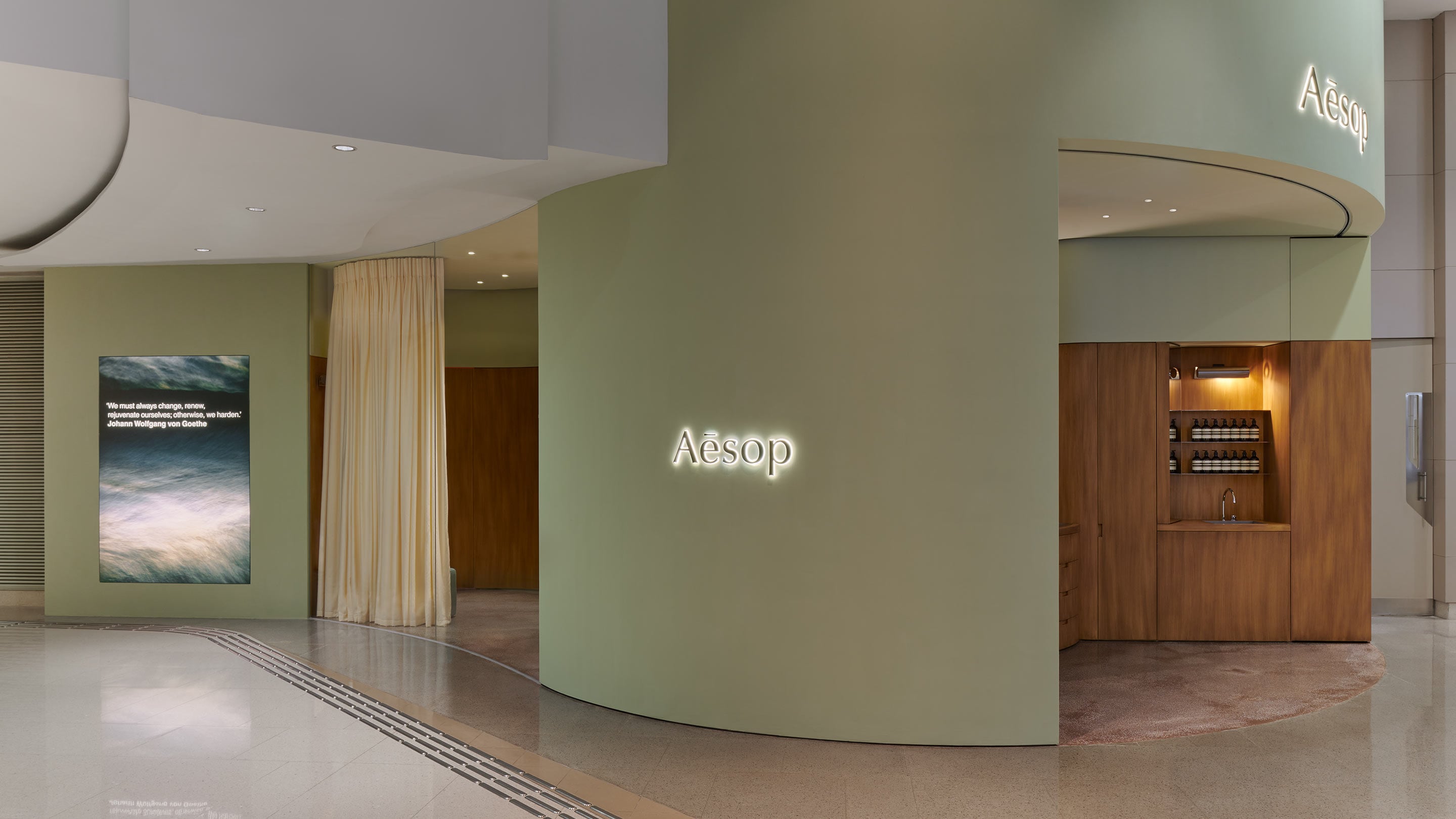 Aesop Hysan Place interior 