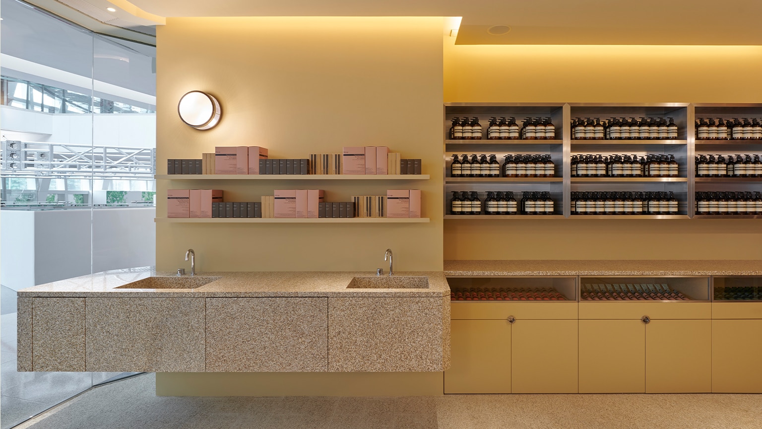 Aesop Festival Walk store interior