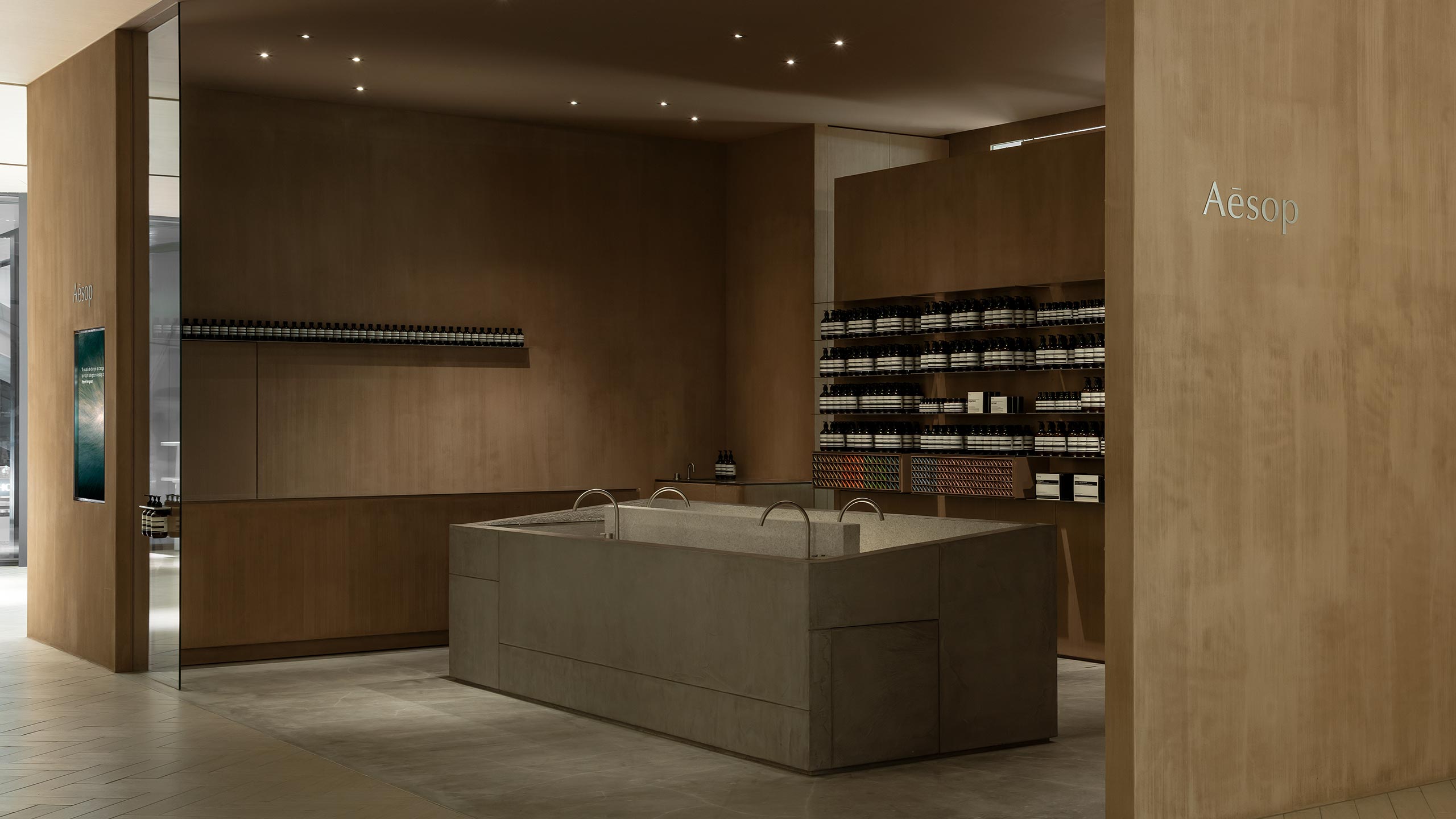 Aesop Shibuya Scramble Square Store Interior