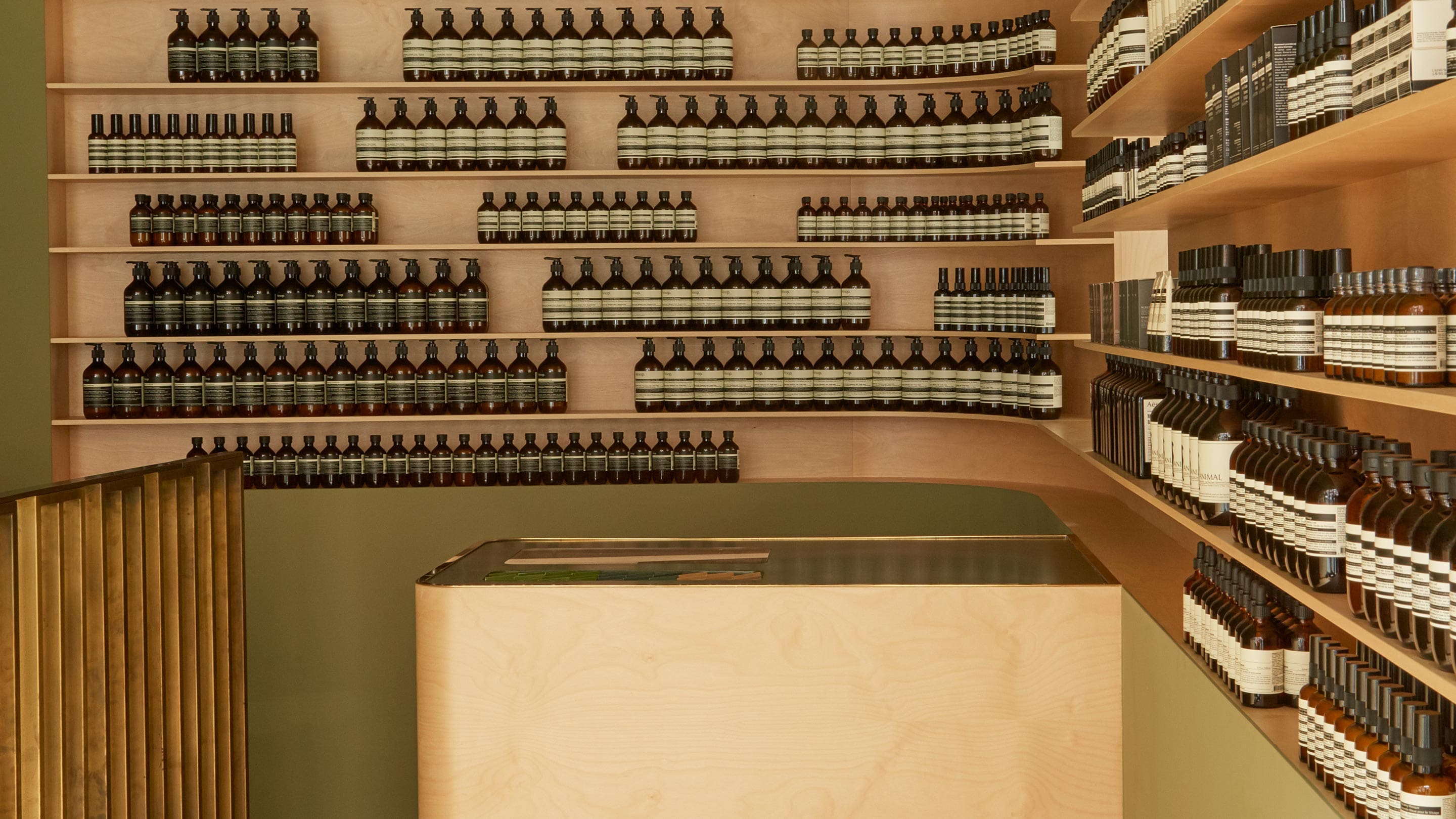 Aesop Hampstead store interior 