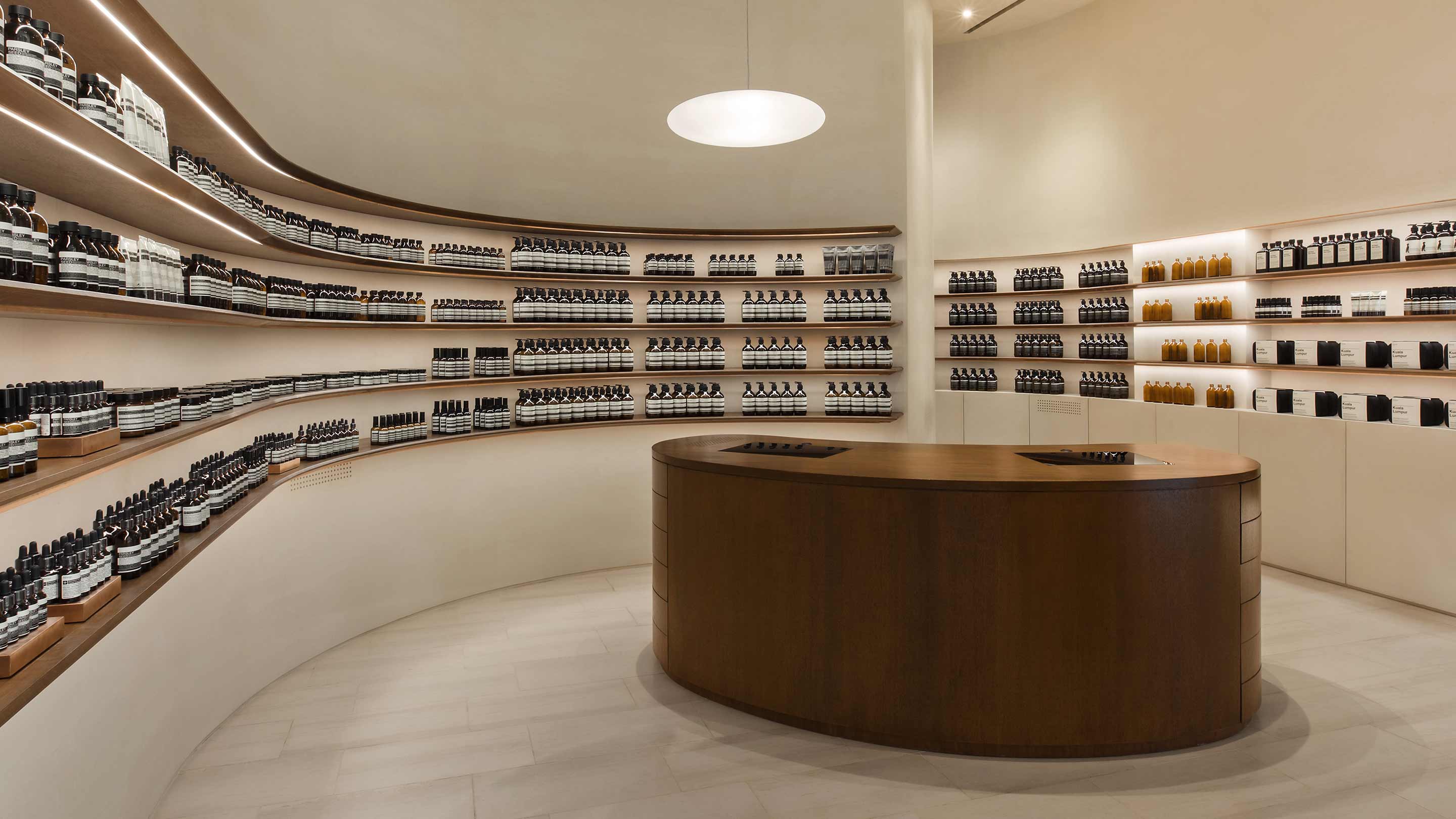Aesop Pavillion interior