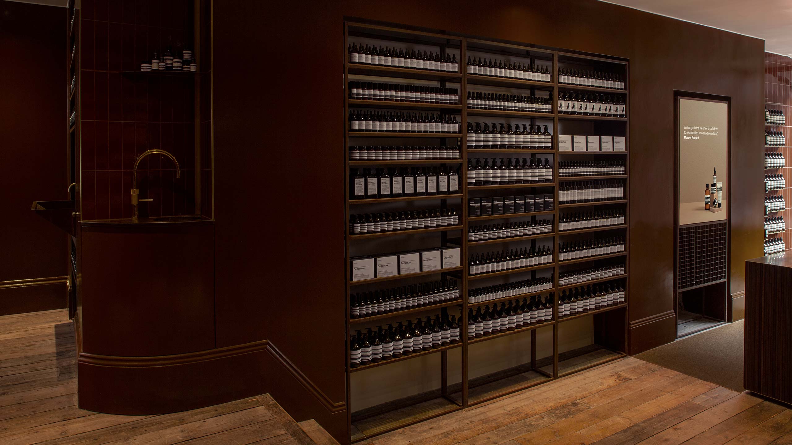 Aesop Seven Dials store interior