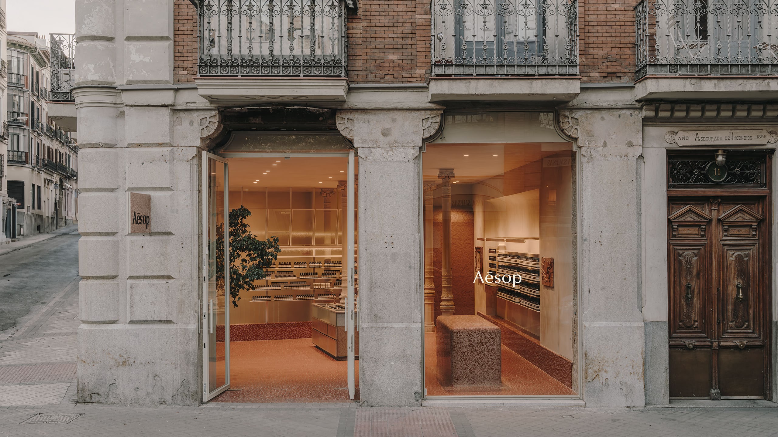 Aesop Fernando VI store facade.