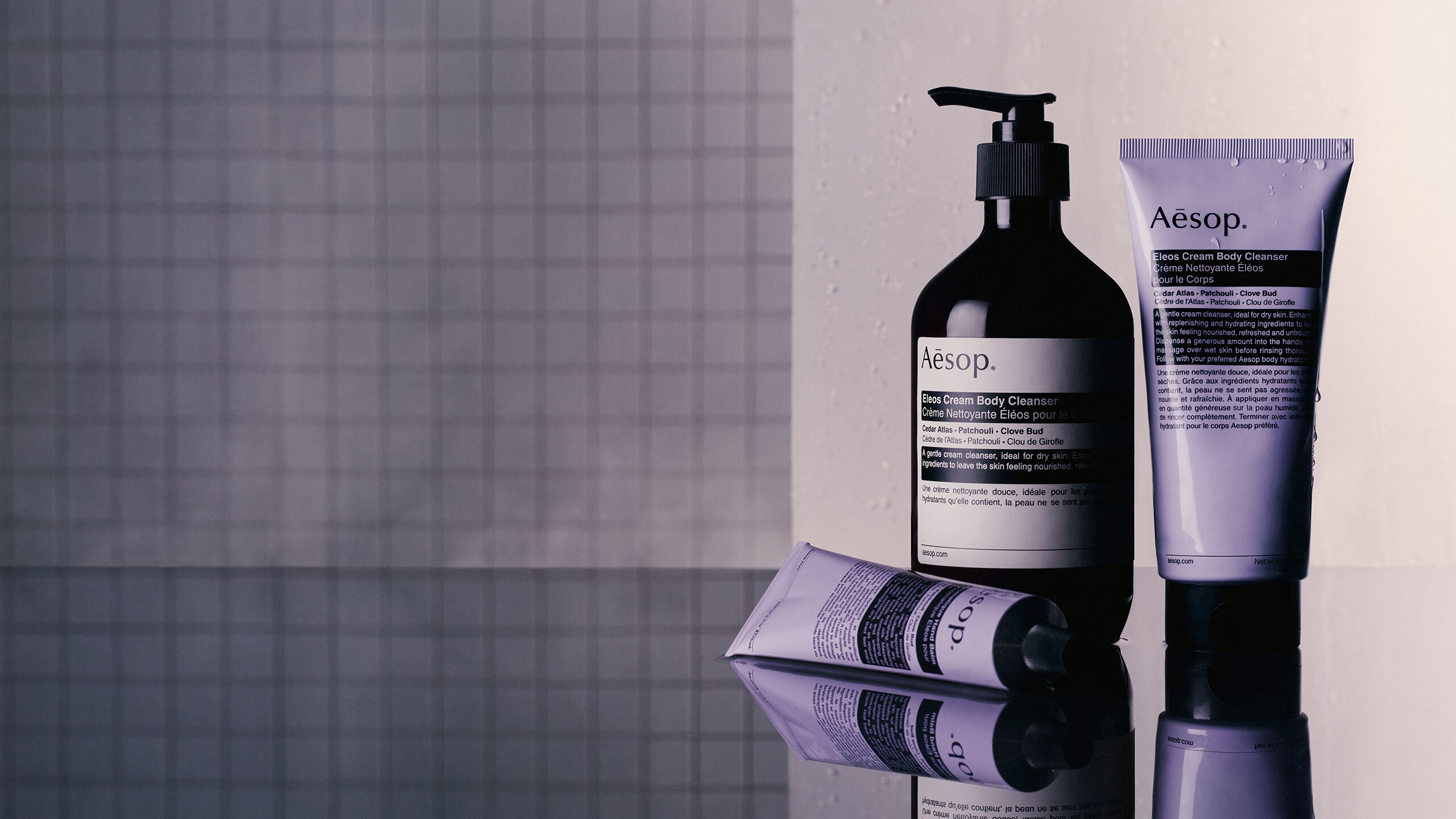 Eleos body and hand care product range.