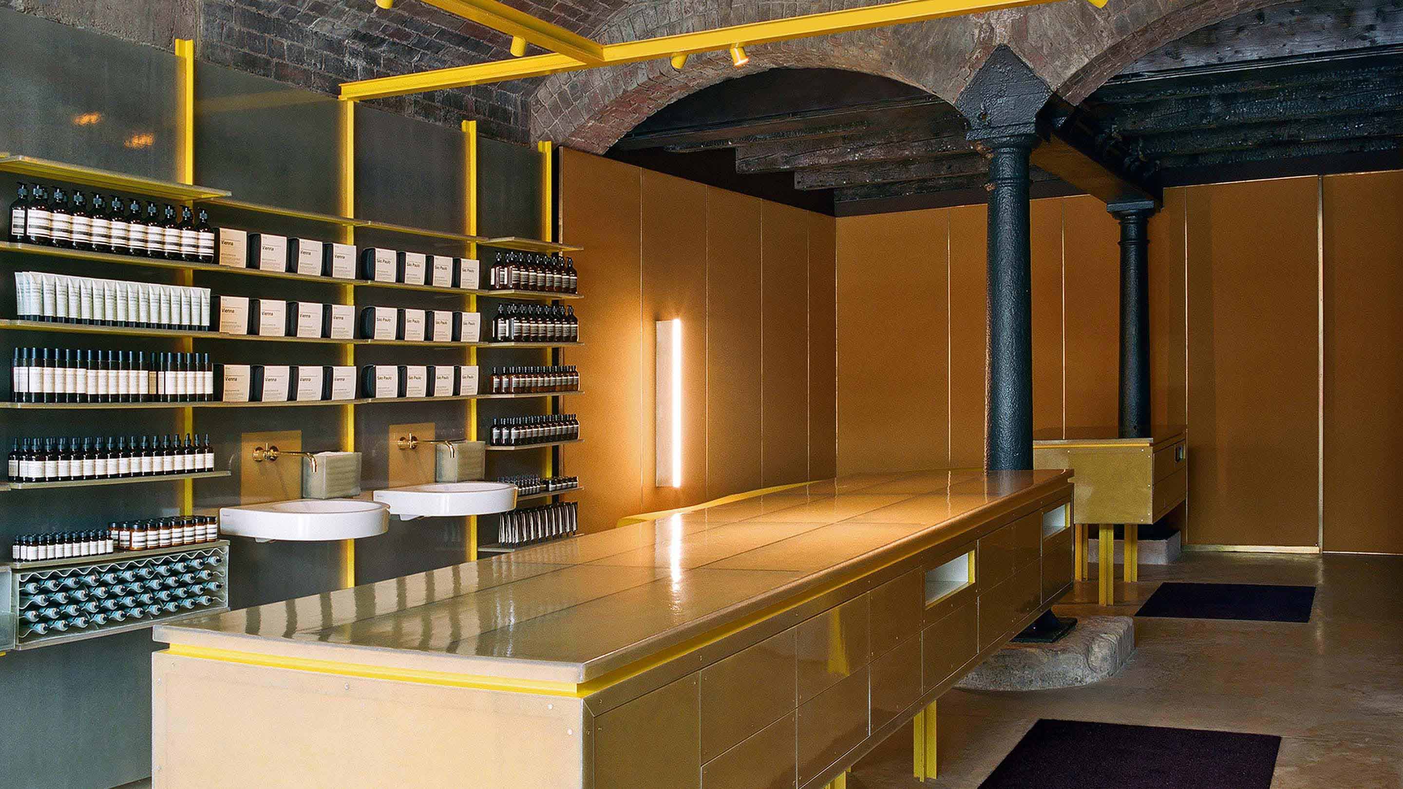 Aesop Coal Drops Yard store interior