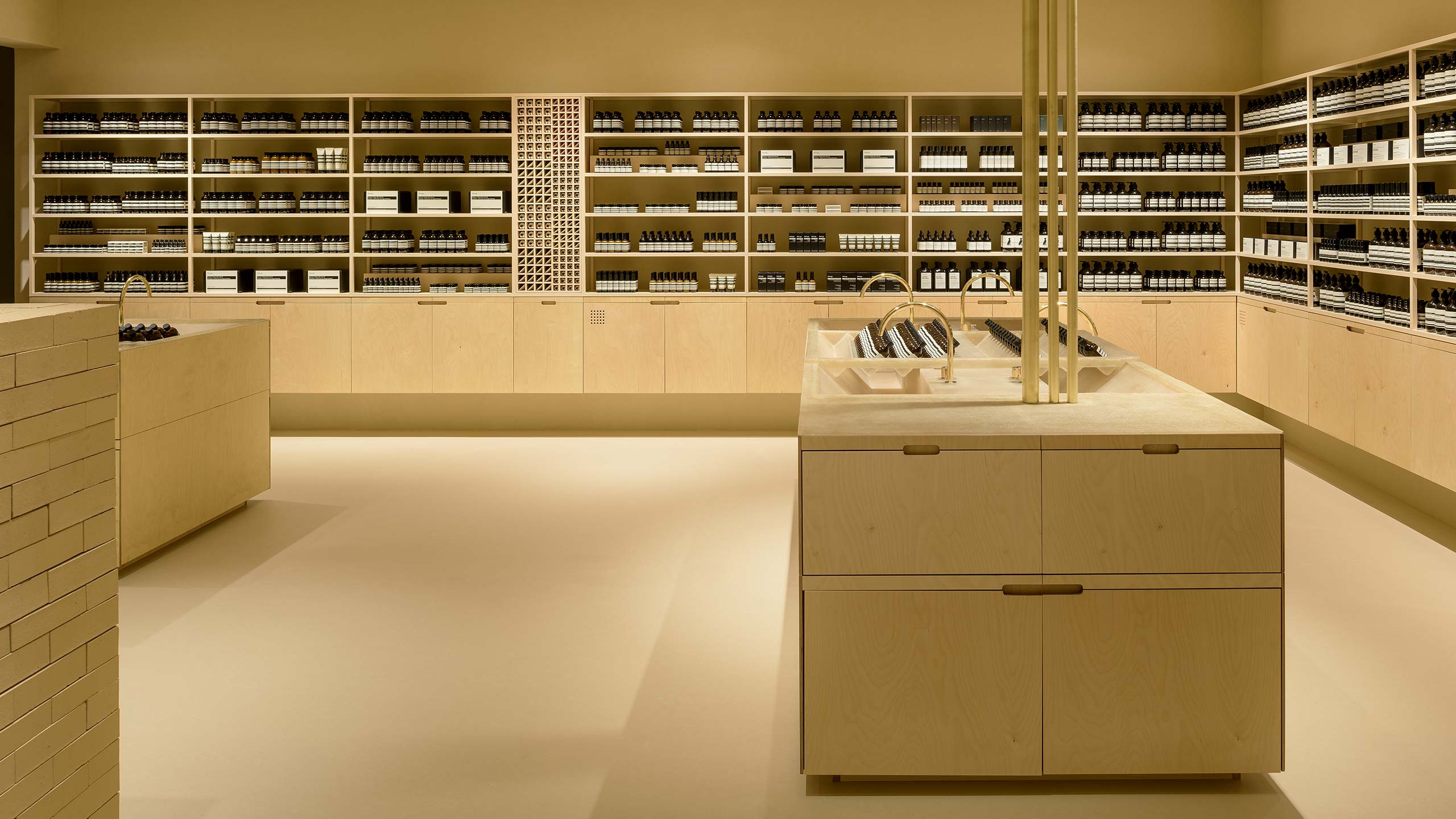 Aesop Lucua Osaka interior