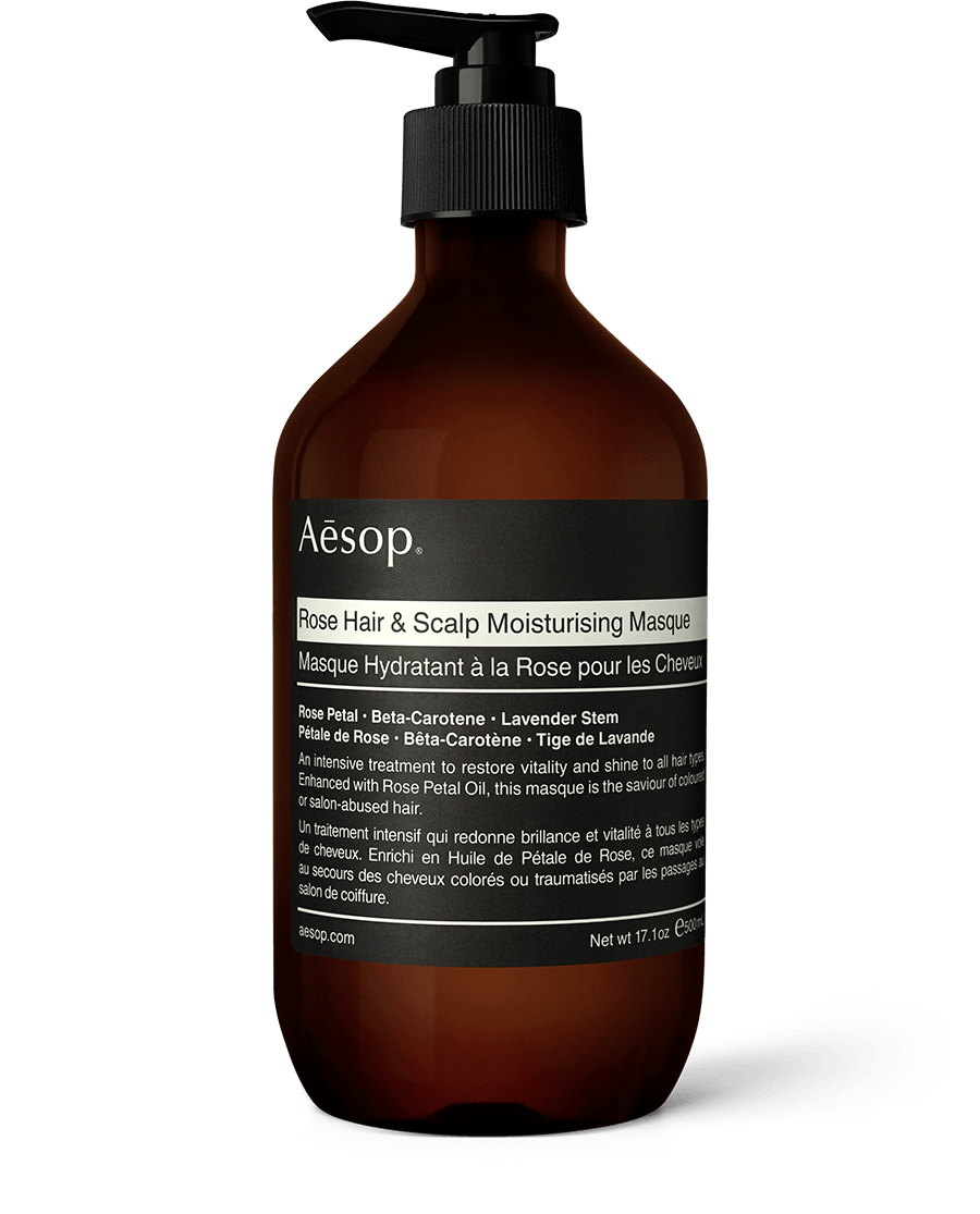 Rose Hair & Scalp Moisturising Masque with pump 