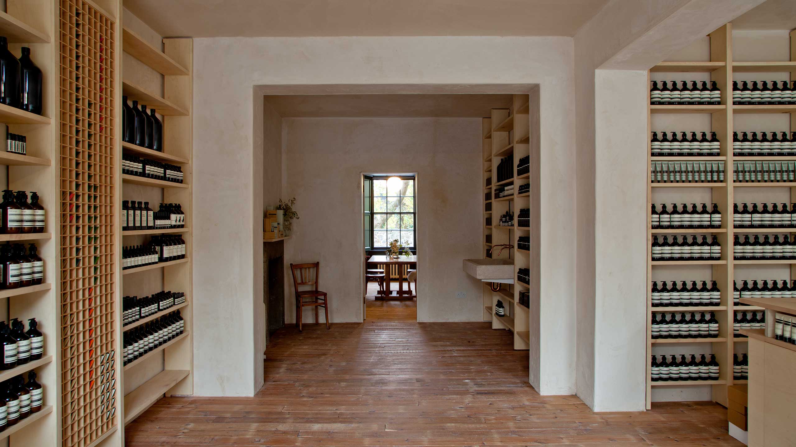 Aesop Stockbridge store interior