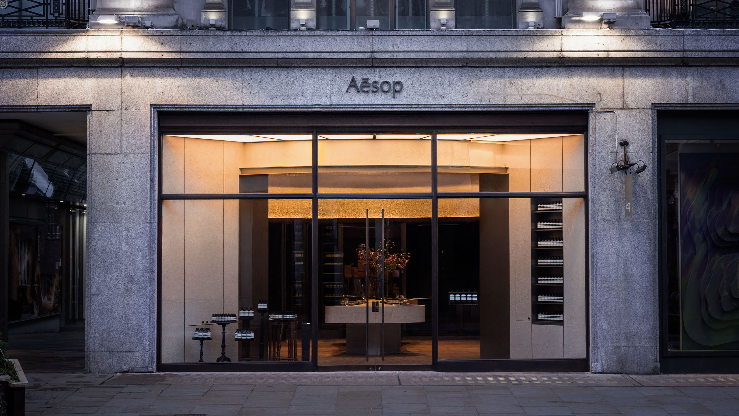 Aesop Regent Street store facade