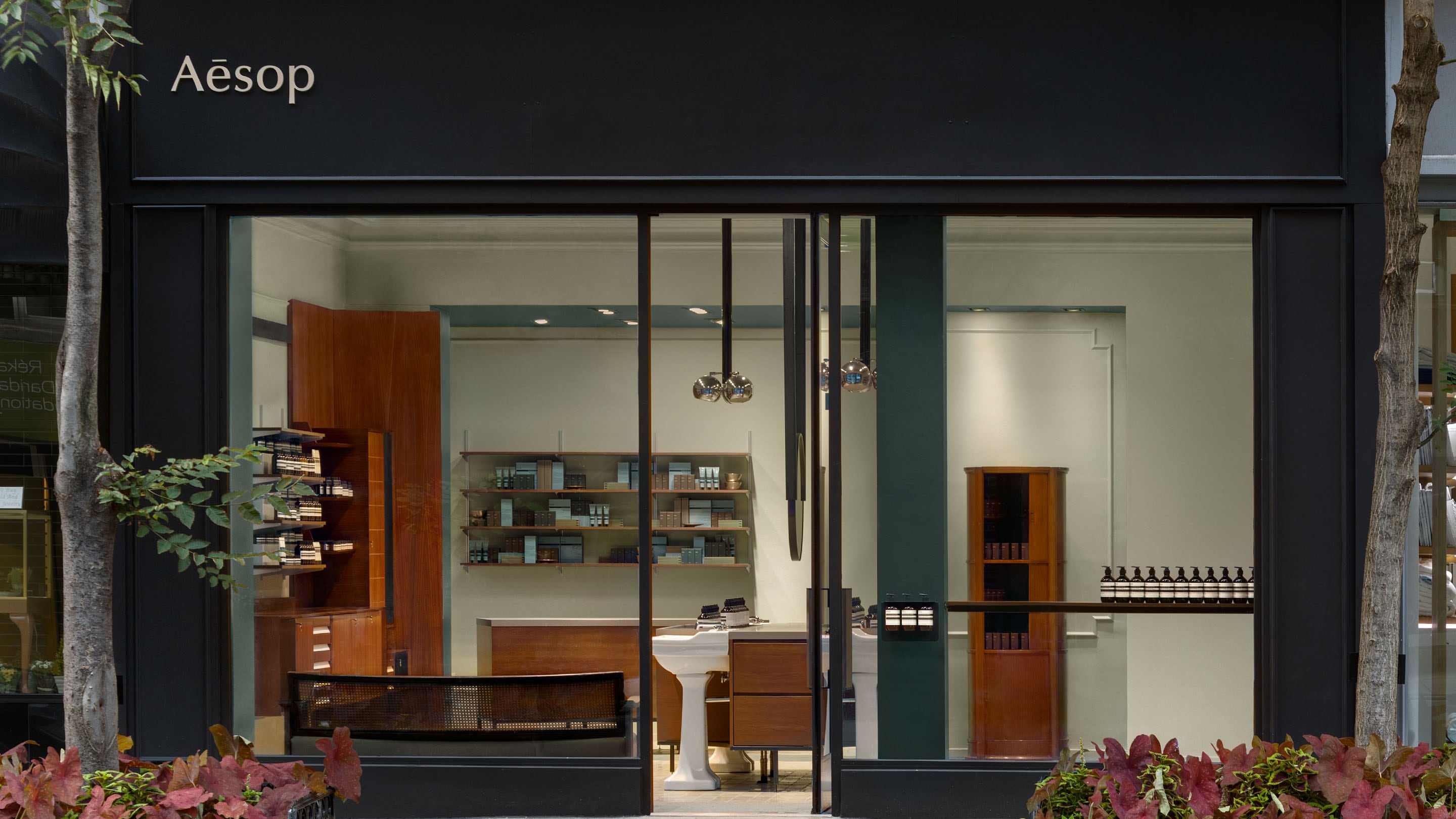 Aesop Madison glass store front